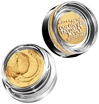 Maybelline Color Tattoo Metal Eyeshadow, Gold Rush 65 - ADDROS.COM